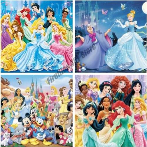 5D Diamond Painting Disney Cartoon Aristocats Diamond Embroidery Full on The Photo Diamond Mosaic Cross Stitch Kits Home Decor