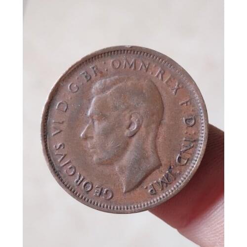 Austria half 1/2 kangaroo pence 26mm Commonwealth Coins Old Original Coin Collectible Edition 100% Real Random Year