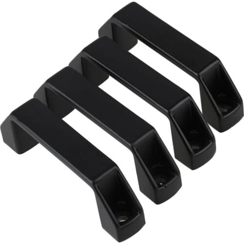 90mm Black Aluminium Alloy Oblong Cabinet Cupboard Kitchen Door Drawer Industrial Pull Handles 10Pcs/5Pcs/4pcs/2Pcs