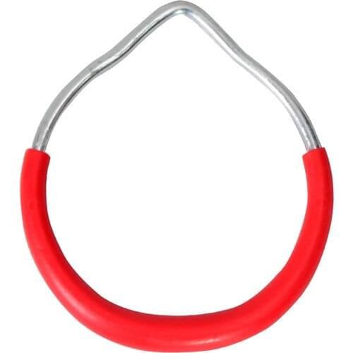 Kids Gym Playground Heavy-Duty Trapeze Swing Accessories Swing Rings Red