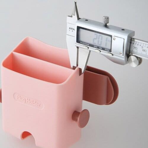 68UE Plug Bracket Store Cosmetic Sundries Help to Tidy Room and Save More Space