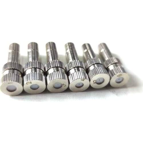 Low Pressure Misting Cooling System Atomizing Nozzles 6mm Slip lock Quick Connectors Humidify Watering Landscapingc Sprayer 5Pcs