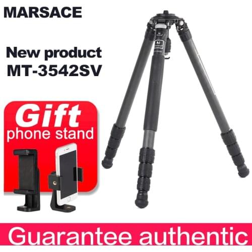 Marsace MT-3542SV combined lengthened carbon fiber tripod for Professional digital camera full-frame DSLR camera