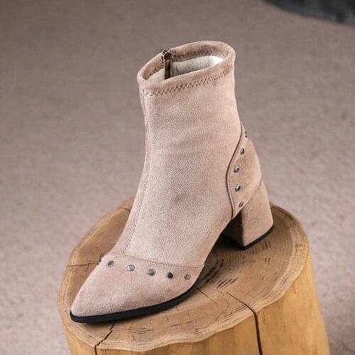 Liuyezhidu Women's High Boots