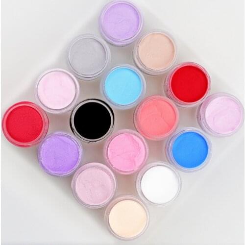 WAKEFULNESS 6Boxes Color Acrylic Powder Set for Nails Carved Powder Nail Extensions Manicure Nail Art Decorations
