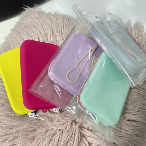 Rubber Coin Purse Change Holder Made in China For Men/Woman With Chain Pouch