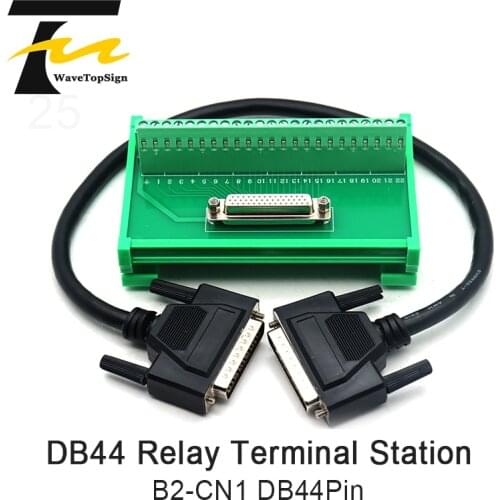 Delta B2-CN1 DB44Pin Transfer Plate ASD-MDDS44 44 pin Relay Terminal Station DB44 Terminal Station use For B2 Servo Series
