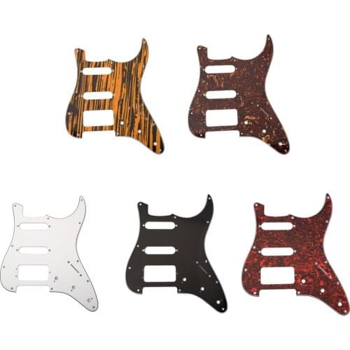 Prewired 3-ply Pickguard Scratchplate SSH for ST Style Guitar Stringed Instruments