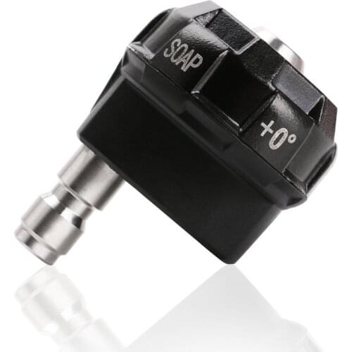 Pressure Washer Spray Nozzle 6-in-1 Quick Change over and Adjustable 1/4in Plug Connect Tips 4000PSI for Pressure Washer
