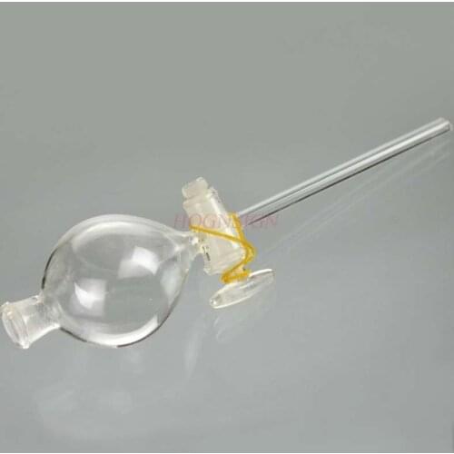 Separation funnel spherical 60ml high school chemical glass equipment laboratory supplies laboratory equipment