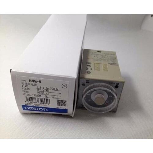 H3BA-N AC220V 5A OMRON relay electronic component Time relays time 1.2s to 300h 50/60Hz 220V AC