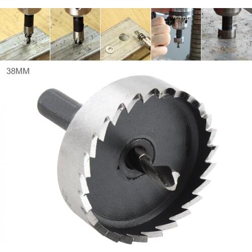 38mm HSS Hole Saw Cutter Drill Bits for Pistol Drills / Bench Drills / Magnetic Drills / Air Gun Drills new