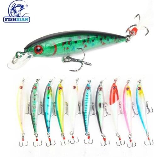 Fishsian Minnow Fishing Lures Mino False Fish 7g Whopper Bass Fishing Articulos De Pesca Isca Artificial Fake Fish Carp Fishing