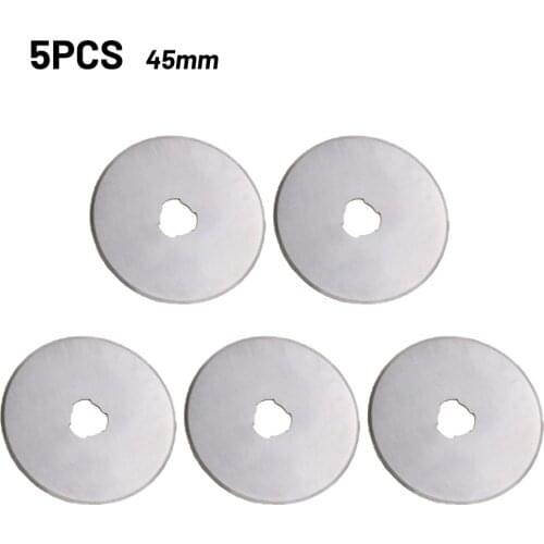 Silver Round Roller Blade Useful 45mm Refill Blades Reliable Sewing Tools