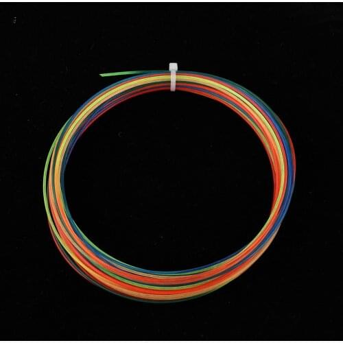 12m/39.4inch Tennis Racket Racquet Rainbow String High Elastic Line