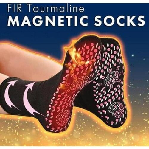 Tourmaline Self Heating Heated Socks For Women Mem Help Warm Cold Feet Comfort Health Heated Socks Magnetic Therapy Comfortable