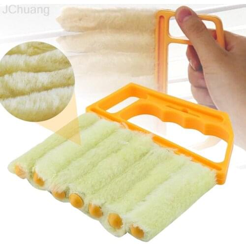 Venetian Blind Cleaner Useful Microfiber Window Cleaning Brush Washing Air Conditioner Duster Cleaner Household Cleaning Tools