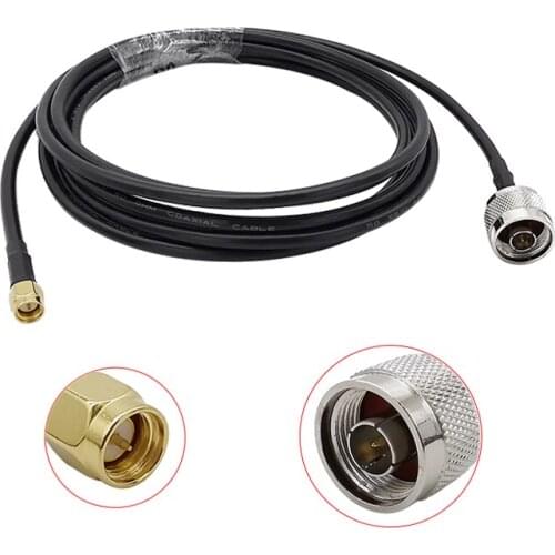 SMA Male to N Male Plug RF Coaxial LMR195 Cable Antenna Pigtail Wire Extension Cables Length 2M 5M 8M 10M