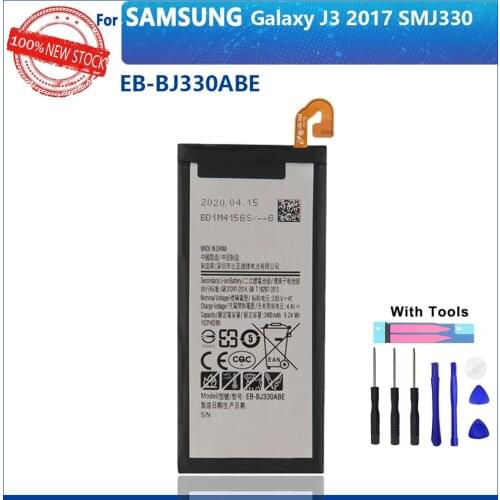 100% Original EB-BJ330ABE 2400mAh Battery for Samsung Galaxy J3 2017 SM-J330 J3300 SM-J3300 SM-J330F J330FN J330G SM-J330L