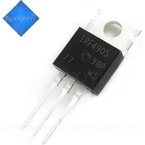 10pcs/lot IRF4905 IRF4905PBF TO-220 MOS FET P channel field effect 74A 55V 200W new original In Stock