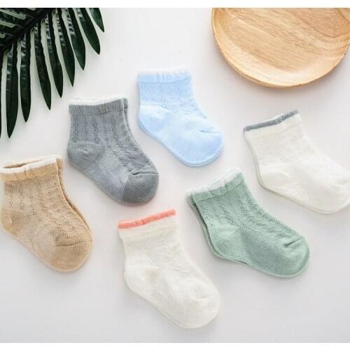 6Pairs/lot baby socks Newborn infantil Cotton Toddler Girls Boy Socks ropa de bebe sock Accessories baby clothes