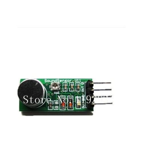 [[BELLA]Voice Switching sound sensor module with high sensitivity adjustable gain 0-1 times Microphones module--5PCS/LOT