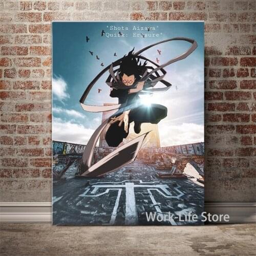 Eraserhead Shota Aizawa My Hero Academia BNHA Decoration Home Decor Canvas Painting Wall Art Pictures Posters and Prints