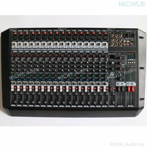 LX16 Double marshalling Digital Premium 16-Input 2-Bus Mixer Sound Console 3Pin XLR with USB DSP Audio effect 16 Channel Mixer