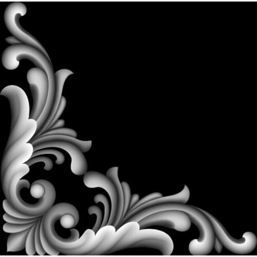 3D Model relief BMP format, router 3 axis engraving file furniture pattern (4) 4.77MB