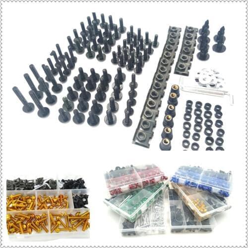 Motorcycle Fairing Bolts box set Fastener Clip Screw Nuts For Kawasaki Z800 E veRsion NINJA 250 300R Z250 Z300 VERSYS 300X
