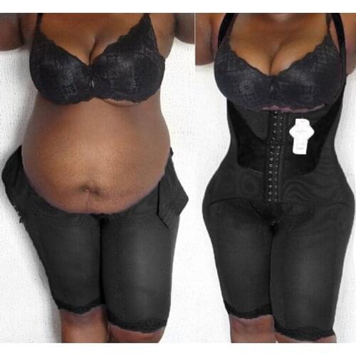 Plus-Size 4XL Women Waist Trainer Butt Lifter Corrective Slimming Underwear Bodysuit Sheath Belly Pulling Panties Corset