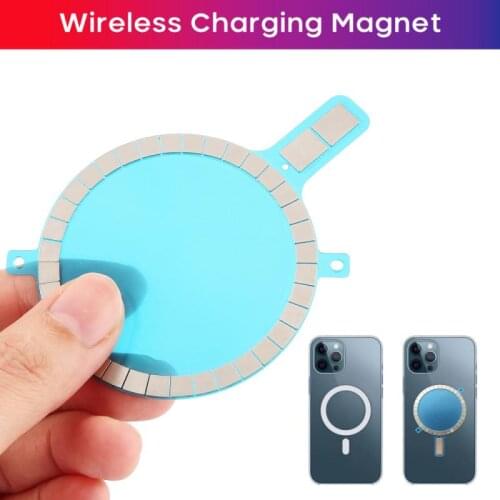 1Pc Wireless Charging Magnet For Apple Iphone 12 Pro Max 11 Xs X Xr 8 Plus Compatiable With Magsafe Case Magnetic Ring Sticker