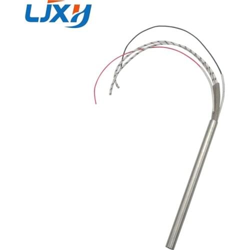LJXH Mold Heating Element Resistance Cartridge Heaters with Type K Thermocouple 304 Stainless Steel 10x120mm/125mm/150mm/200mm