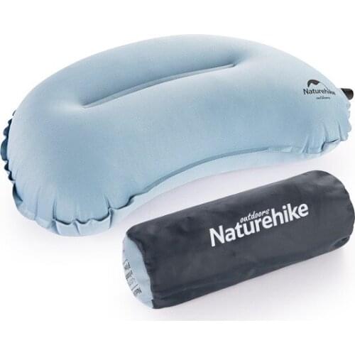 Naturehike Silent Outdoor Automatic Inflatable Lunch Break Pillow Portable Travel Travel Camping Comfortable Waist Cushion