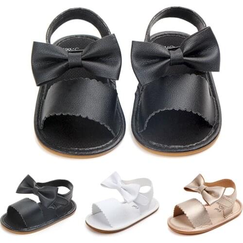 Baby sandals girl newborn summer PU shoes leather sneakers rubber sole boy zapatos toddler neonato trampki walker scarpe bambina