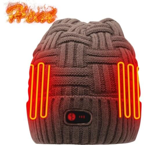 OILOVE unisex battery hat for winter outdoor sports keep warm heat therapy quick heating head protect 3 levels control