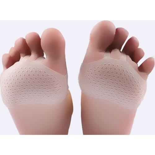 Insoles Forefoot Pads for Women High Heel Shoes Foot Blister Care Toes Insert Pad Silicone Gel Insole Pain Relief for Girl