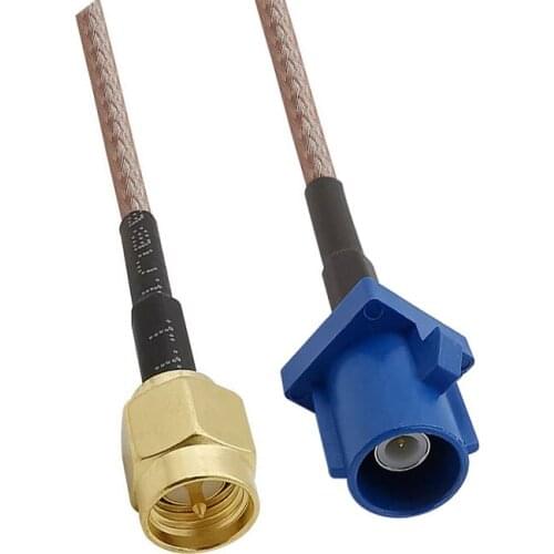 20CM RG-316D Cable Fakra C to SMA Male Plug GPS Antenna RG316D Extension Cable Assemblies Wire Connector Adapter