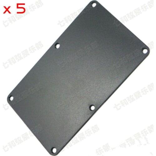 5Pcs Black Electric Guitar Cavity Cover Spring Cover Back Plate guitar parts Wiring Cover Guitar Accessories