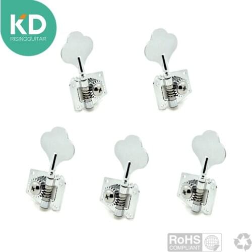 5PC per set Vintage Jazz Precision Bass Tuning Pegs Open Geared Bass Tuners Machine Head P Bass Replacement bass accessories