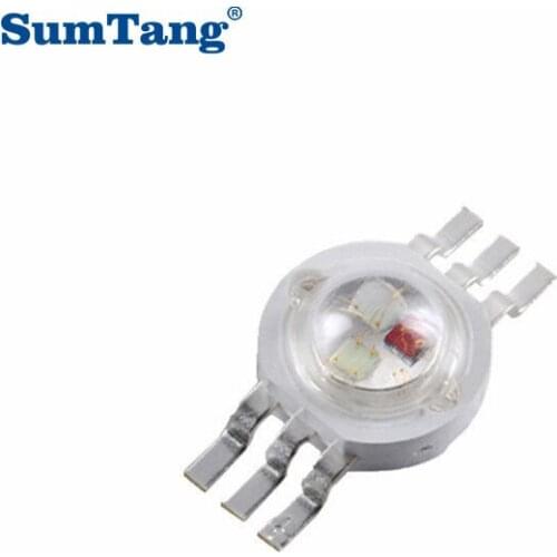 50Pcs/Lot Sumtang LED High Power 3W RGB 6Pin Lamp Beads for Stage Light Indoor Light Outdoor Lighting From Factory