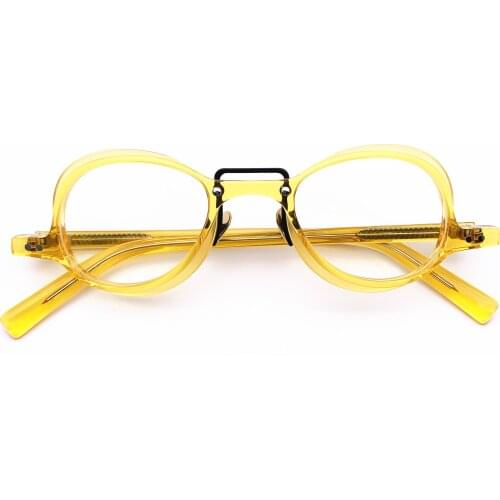 Belight Optical Fancy Mini Irregular shape Men Women Vintage Retro Design Acetate spectacle frame precription lens 2020508-1