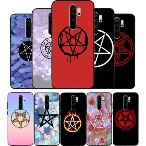 Satanic Pentagram Phone Case For Xiaomi Redmi note 9 8 7 6 5 4 Pro S for redmi 4A 4X 5 Plus 5A 7A Cover