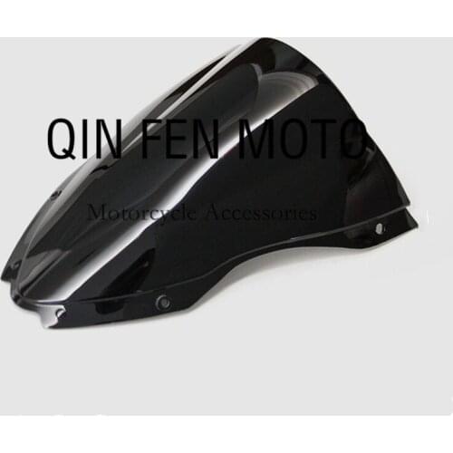 Black Motorcycle Front Windshield Fit For Kawasaki ZX-10R 16-17-18-19