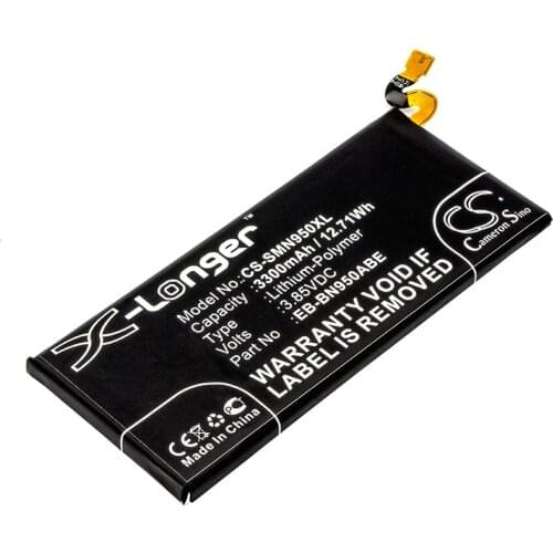 CS 3300mAh/12.71Wh battery for Samsung Galaxy Note 8,Galaxy Note 8 PyeongChang 2018,SM-N950W,EB-BN950ABE,GH82-15090A