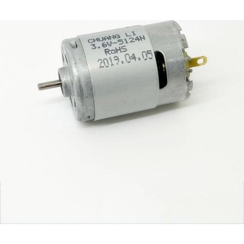 380 Carbon Brush Motor DC 3.6V High Speed Toy Model Electric Red Wine Bottler Motor RS380PH-5124NL