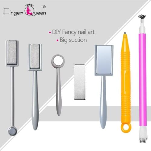 Cat Eye Magnet Nail Art Magnet Stick for Nail Gel Polish 3D Line Strip Effect Strong Magnetic Pen Tools for Gel Varnish
