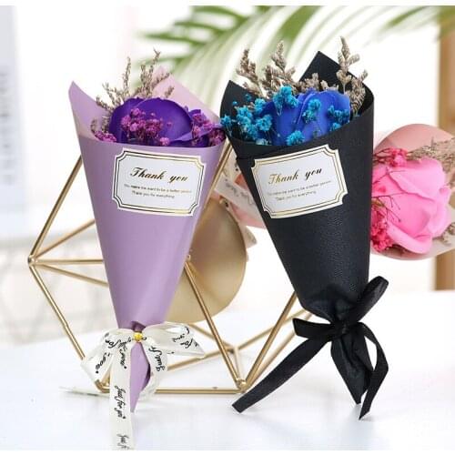 Mini Gypsophila Dried Flower Bouquet Holiday Gift Mothers Day Gift Rose Flower Bouquet Birthday Party Gift Box Event Decor