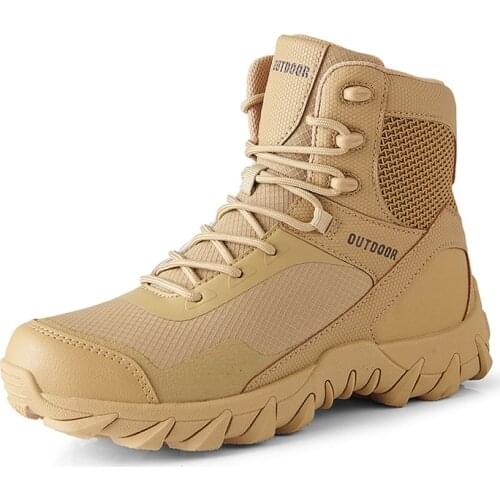 Men Boots Spring 2021 New Fashion Shoes Men Outdoor Comfortable Field Boots Classic Mens Shoes Durable Outsole Men Casual Boots