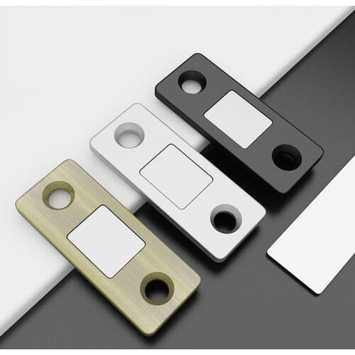 100Pcs Magnet Door Stopper Non Punching Sticker Magnetic Door Stop Holders Hidden Doorstops Door Hardware